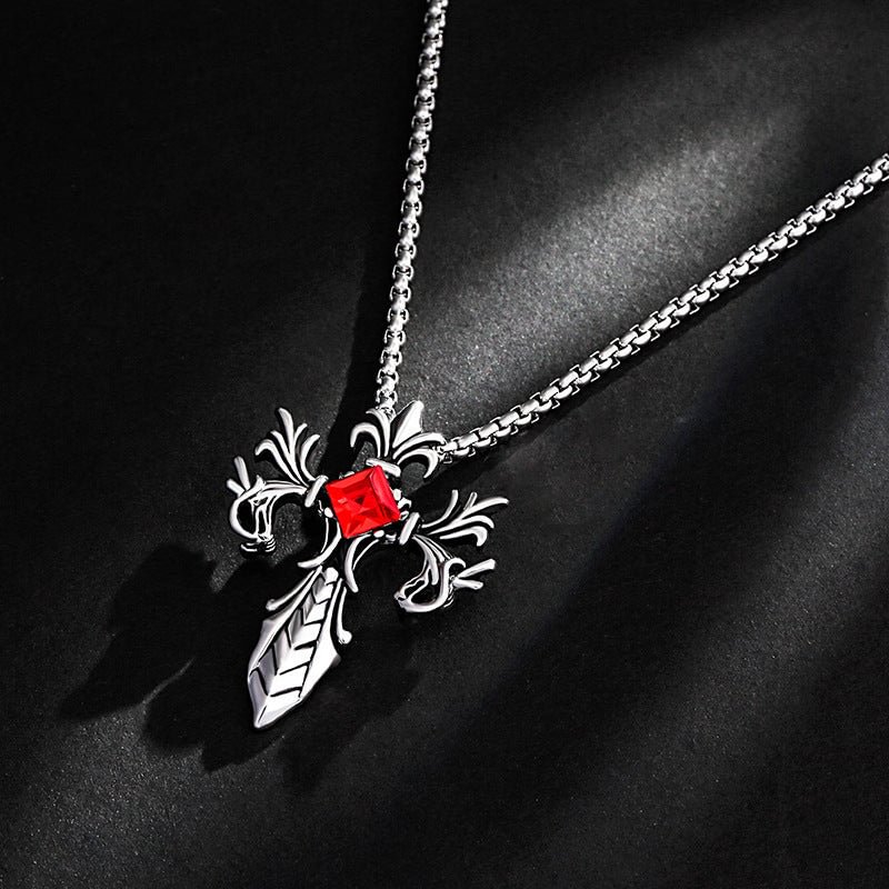 Men's and women's trendy punk style necklace