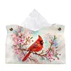 DIY PULeather Diamond Painting Tissue Box for Adults Beginners Large Size Diamond Art Paper Storage Holder for Living Room Bathroom Table Decor