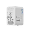 GN-L10U67 Mountain Gray Adapter Plug Global International Travel Socket Adapter