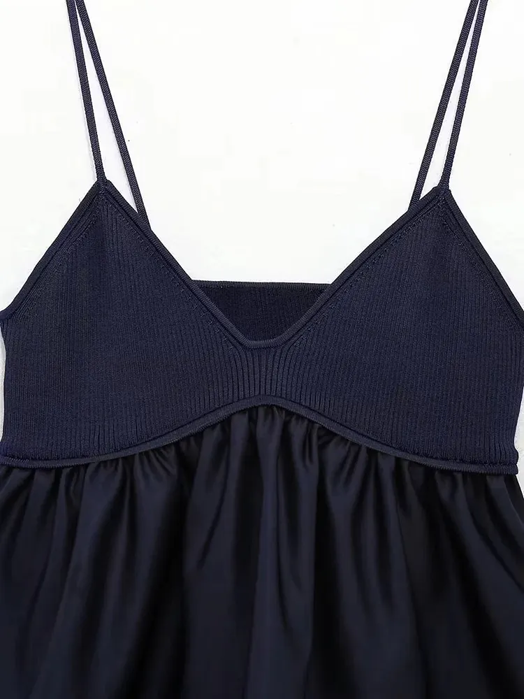 Ruffled Surplice Cami Top