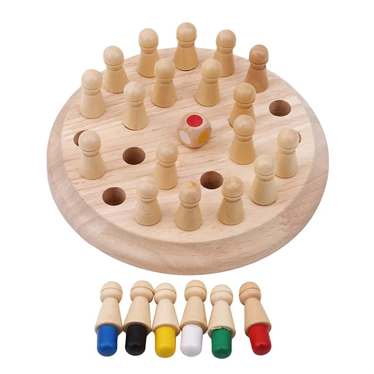 Wooden Memory Match Stick Board Game | 168DEAL