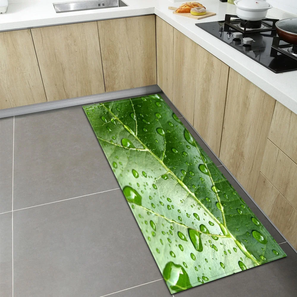 Modern Kitchen Mat Home Entrance Doormat Living Room Bedroom Children's Floor Decoration Carpet Hallway Bathroom Anti-Slip Rug