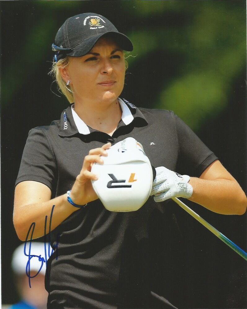 LPGA Sarah Kemp Autographed Signed 8x10 Photo Poster painting COA CC