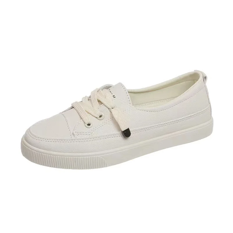 Breakj Breakj Shoes Women 2025 Spring New Board Shoes Leather Small White Shoes Women Korean Version Of Women's Shoes