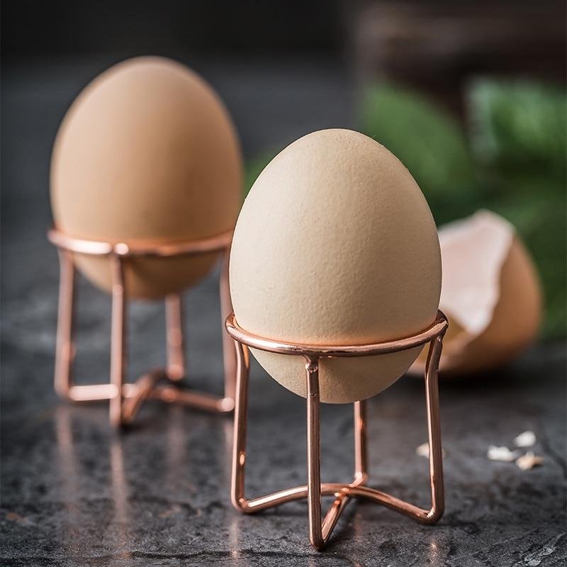 3pcs Elegant Metal Egg Holder