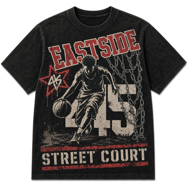 Eastside Street Court Cotton T-Shirt