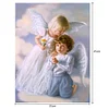 Diamond Painting -DIY Round Drill Cute Angels(45*35 CM)