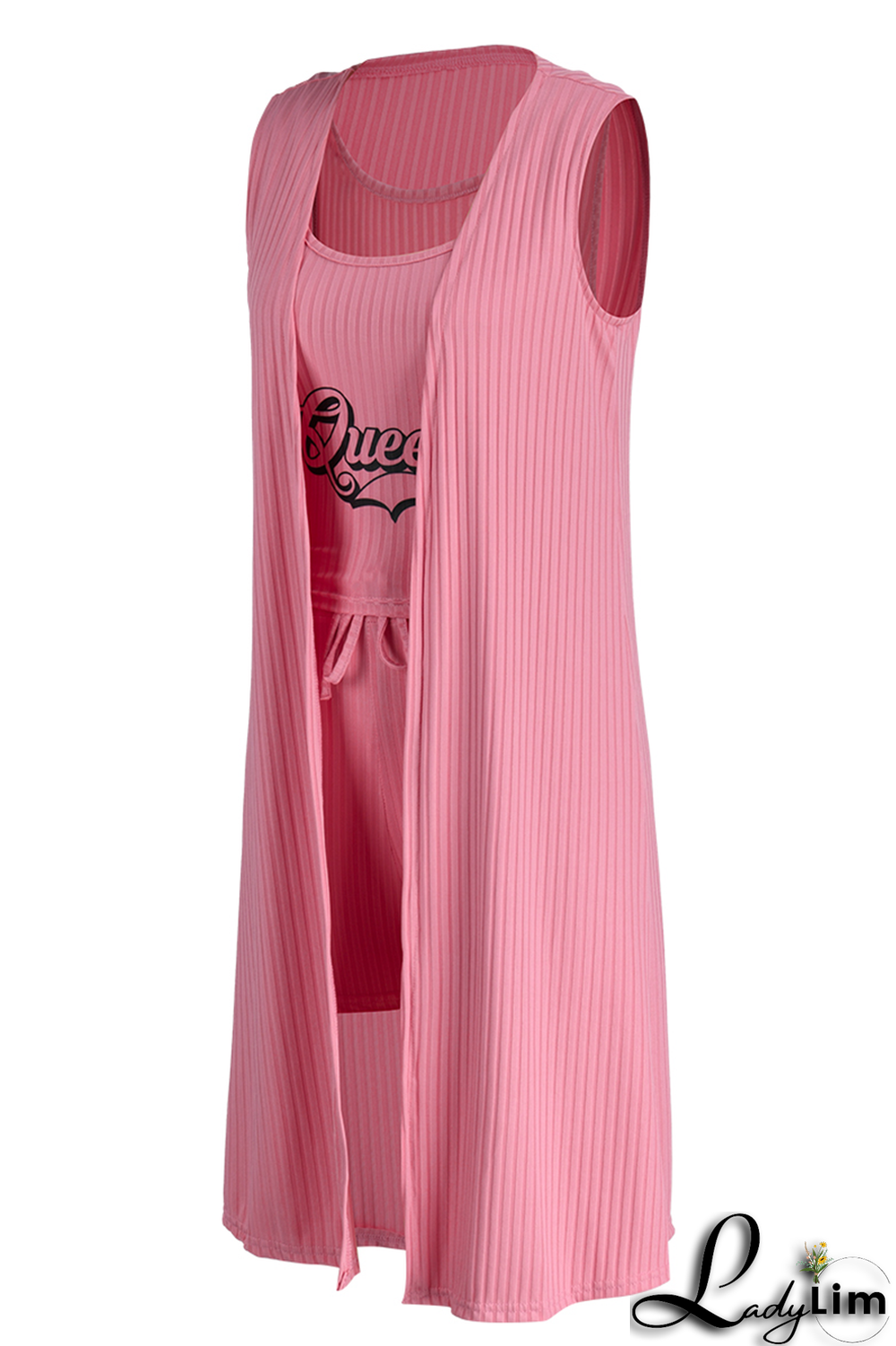 Green Fashion Print Patchwork Strapless Sleeveless Three Pieces