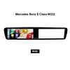 Mercedes Benz S-Klasse W222 Langer Android-Bildschirm, der sich bis zum Armaturenbrett erstreckt