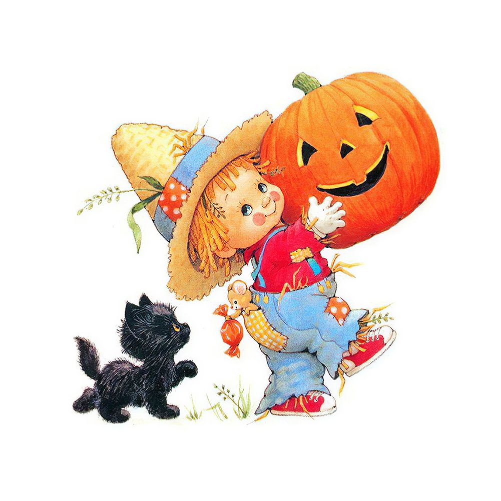 Halloween - 11CT Stamped Cross Stitch(40*40cm)