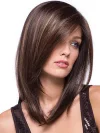 Brown Mix Color Natural Straight Wig
