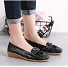 Women's hollow soft leather breathable moccasins sandals 2022