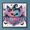 Diamond Painting - Partial Special Shaped Drill - Halloween Owl(Canvas|30*30cm)