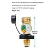 Brass Leak Detector Gas Pressure Meter Pressure Level Meter Indicator for BBQ RV