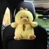 Cute Bear Yellow Duck Car Used Hanging Tissue Box Storage Car Space Organizing