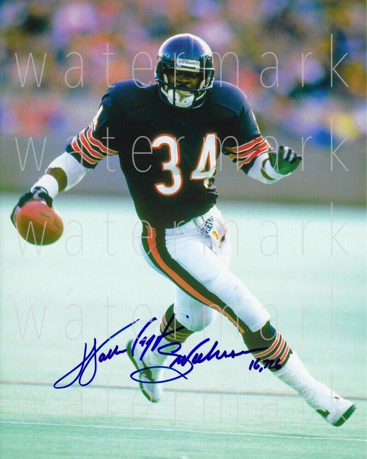 Walter Payton Chicago Bears signed 8X10 print Photo Poster painting picture poster autograph RP