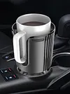 Car Cup Holder Expander Adjustable Fits Less Than 3.7 Large Bottles & Mugs