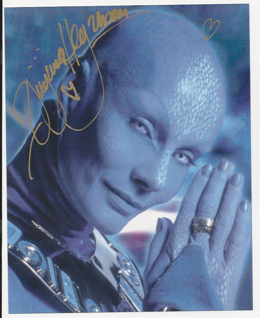 Virginia Hey - Farscape signed Photo Poster painting