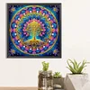 Mandala Baum des Lebens - speziell geformtes Diamond Painting - 30*30cm