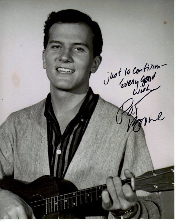 PAT BOONE signed autographed Photo Poster painting