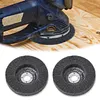 2PCS Nylon Fiber Flap Discs Angle Grinder Wear Resistant Strip Disc Buffing Wheels Multi-Use Lightweight for Clean Remove Paint Coating Rust Weld Oxidation (125x22 Grey)