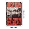 U2 - Vintage Metal Signs - 20*30cm/30*40cm - Music