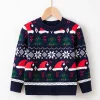 Kid Baby Boy Pullover Christmas Bottomed Sweater