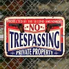 Warning - Vintage Metal Signs(12*16Inch) - Warning