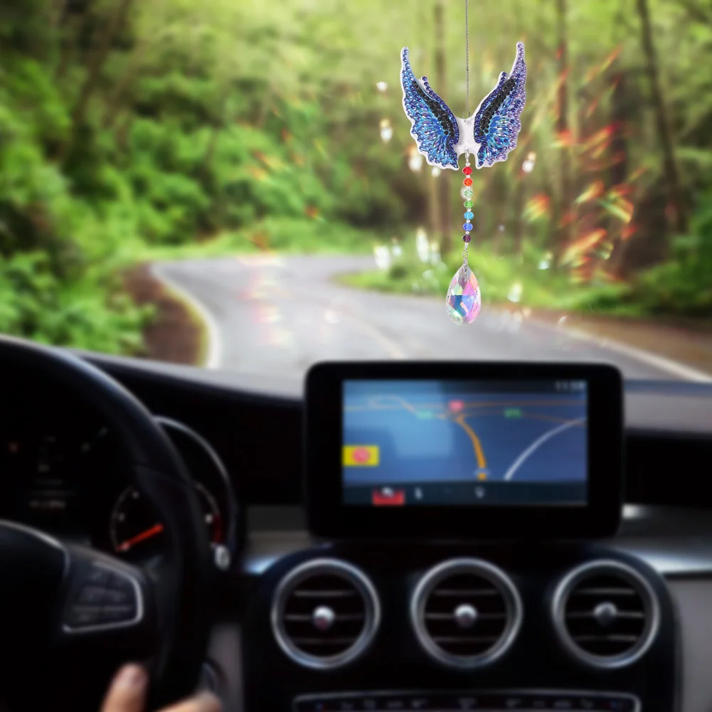 DIY Diamond Painting Sun Catcher - Wings