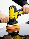 EU Electric Car Polishing Machine with Buffing Sponge Auto Detailing Handheld Polisher Adjustable Speed Scratch Repair Grinding Machine Car Accessories Power Tools