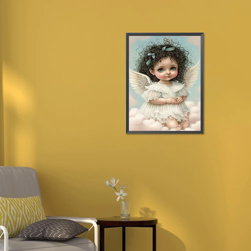 Diamond Painting - Full Round Drill - Angel Child(Canvas|30*40cm)