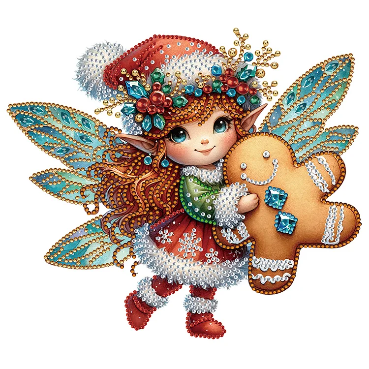 Partial Special-Shaped Diamond Painting - Elf Angel 30*30CM
