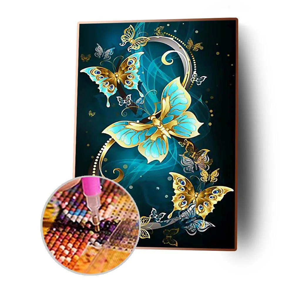 Diamond Painting - Full Round Drill - Butterfly