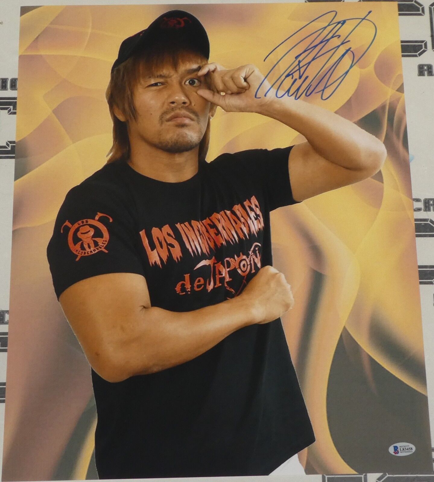 Tetsuya Naito Signed 16x20 Photo Poster painting BAS COA New Japan Pro Wrestling LIJ Autograph 3