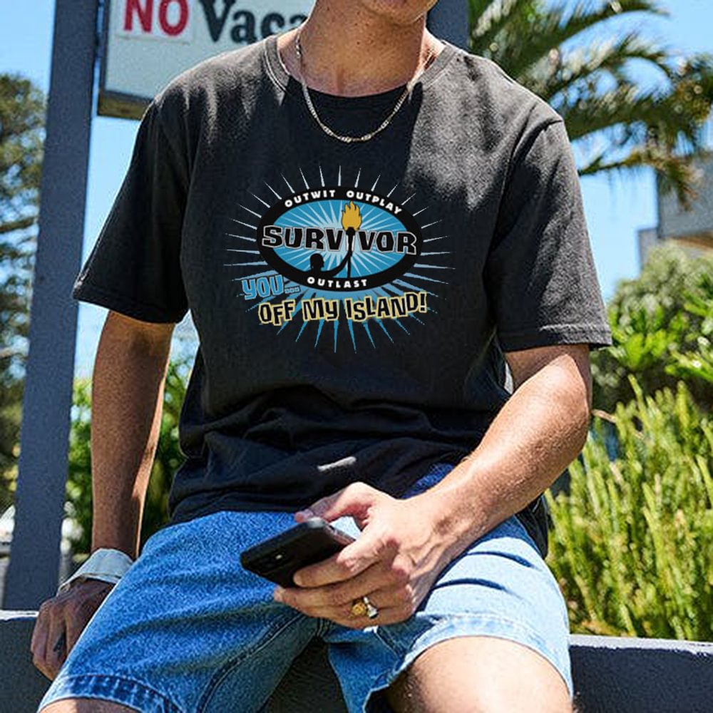 Men's Retro Printed Beach T-shirt、、URBENIE