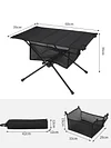 Ultra Lightweight Outdoor Folding Egg Roll Table Camping Portable Dining Table Tactical Field Table