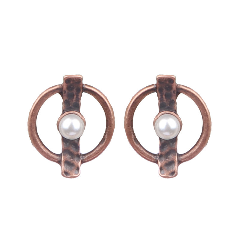 Women's Bohemian Retro Wooden Geometric Tassel Earrings