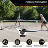 [US Local Warehouse] 22ft Telescopic Peak Ball Posts with Wheels Movable Net Posts Frame Pickleball Training Netting for Indoor & Outdoor Courts
