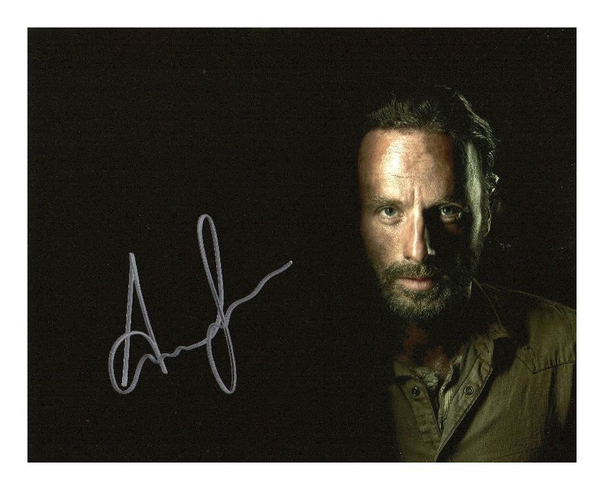 ANDREW LINCOLN - THE WALKING DEAD AUTOGRAPHED SIGNED A4 PP POSTER Photo Poster painting PRINT 15