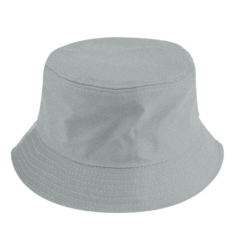 Solid Color Fisherman Hat Solid Color Light Board Pure Cotton Basin Hat Female