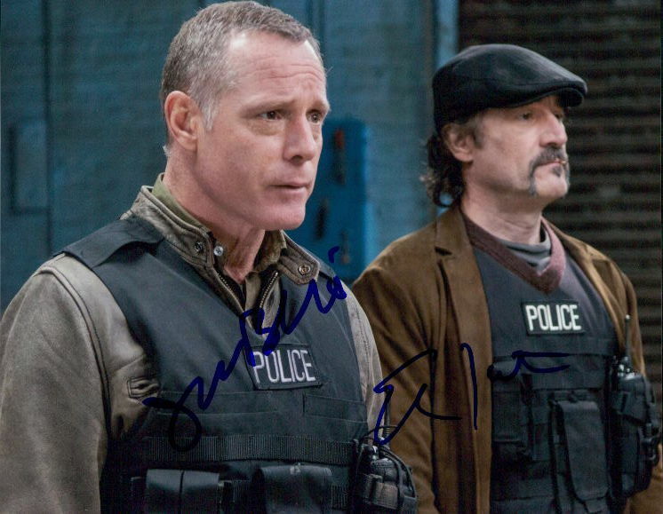 Chicago P.D. (Jason Beghe & Elias Koteas) signed 8x10 Photo Poster painting In-person