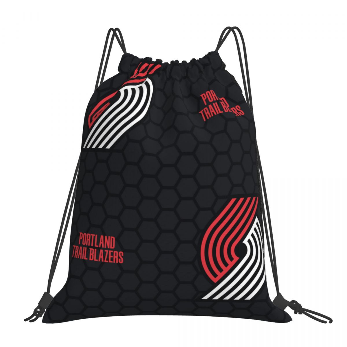 Portland Trail Blazers Team Logo Unisex Drawstring Backpack Bag Travel Sackpack