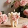 3D Wings Teeth Rose Flower Mould Silicone Wave Spiral Candle Mould Reusable Easy To Demold for Wedding Valentine Day DIY Home Decor