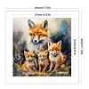 (Multi-Style) Mother'S Day-Animal-11CT Stamped Cross Stitch 45*45cm/17.72*17.72in