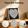 DIY Pearl Painting Love for Home Wall Decor(25x25cm)