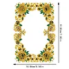 Special Shape Flowers Table Top DIY Diamond Painting Frame for Families Friends