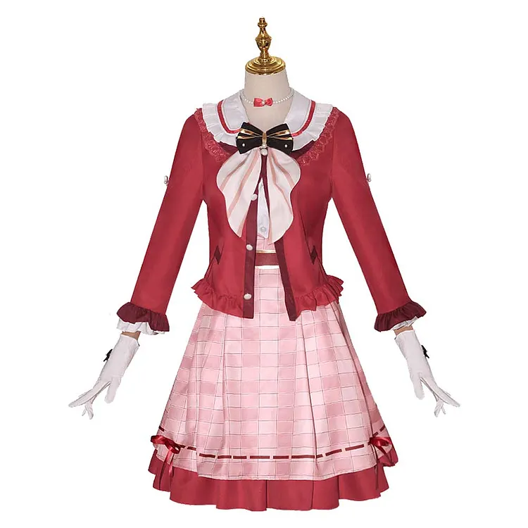 Genshin Impact Sangonomiya Kokomi Pink Dress Outfits Cosplay Costume Halloween Carnival Suit