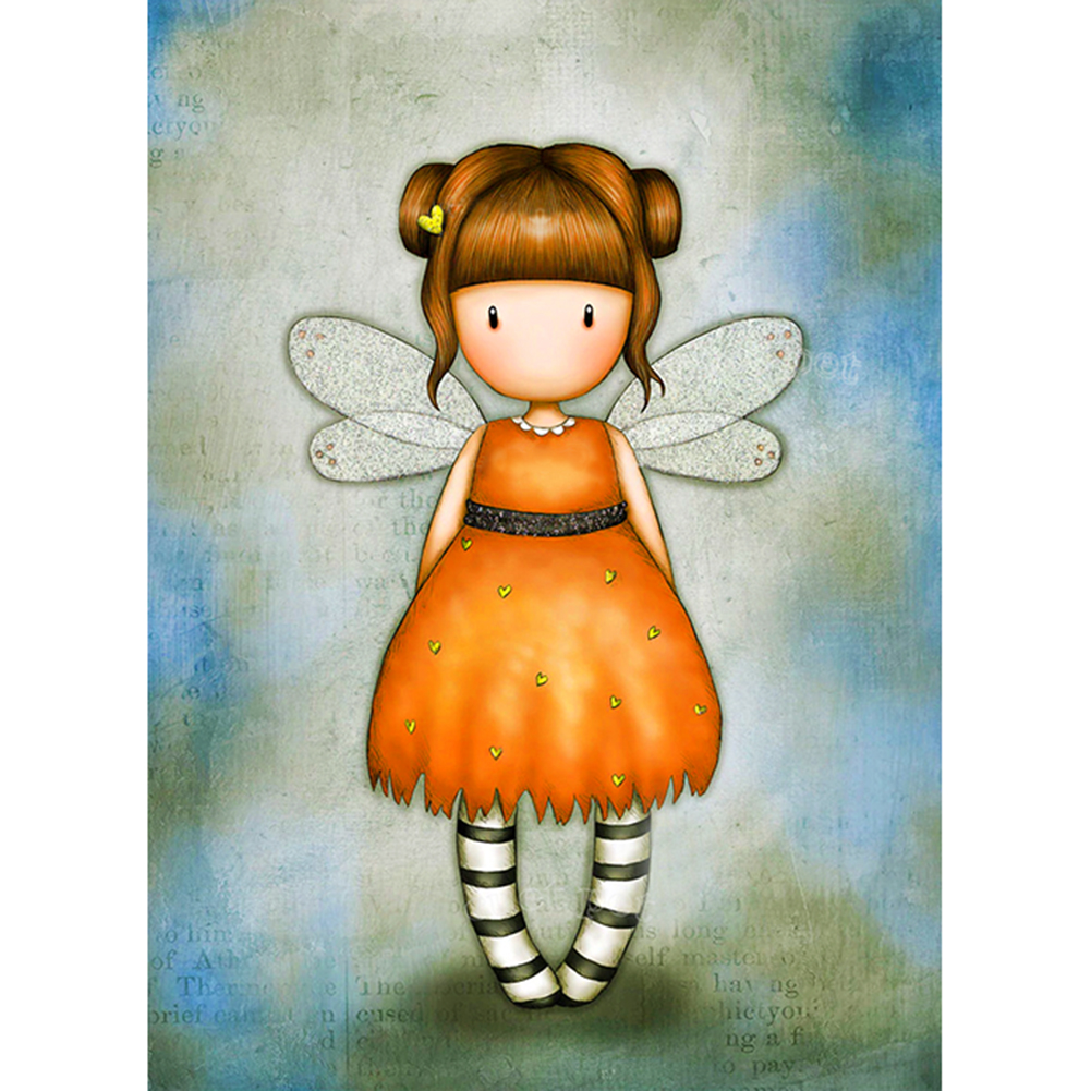 

Doll - 11CT Stamped Cross Stitch - 40*50CM, 501 Original