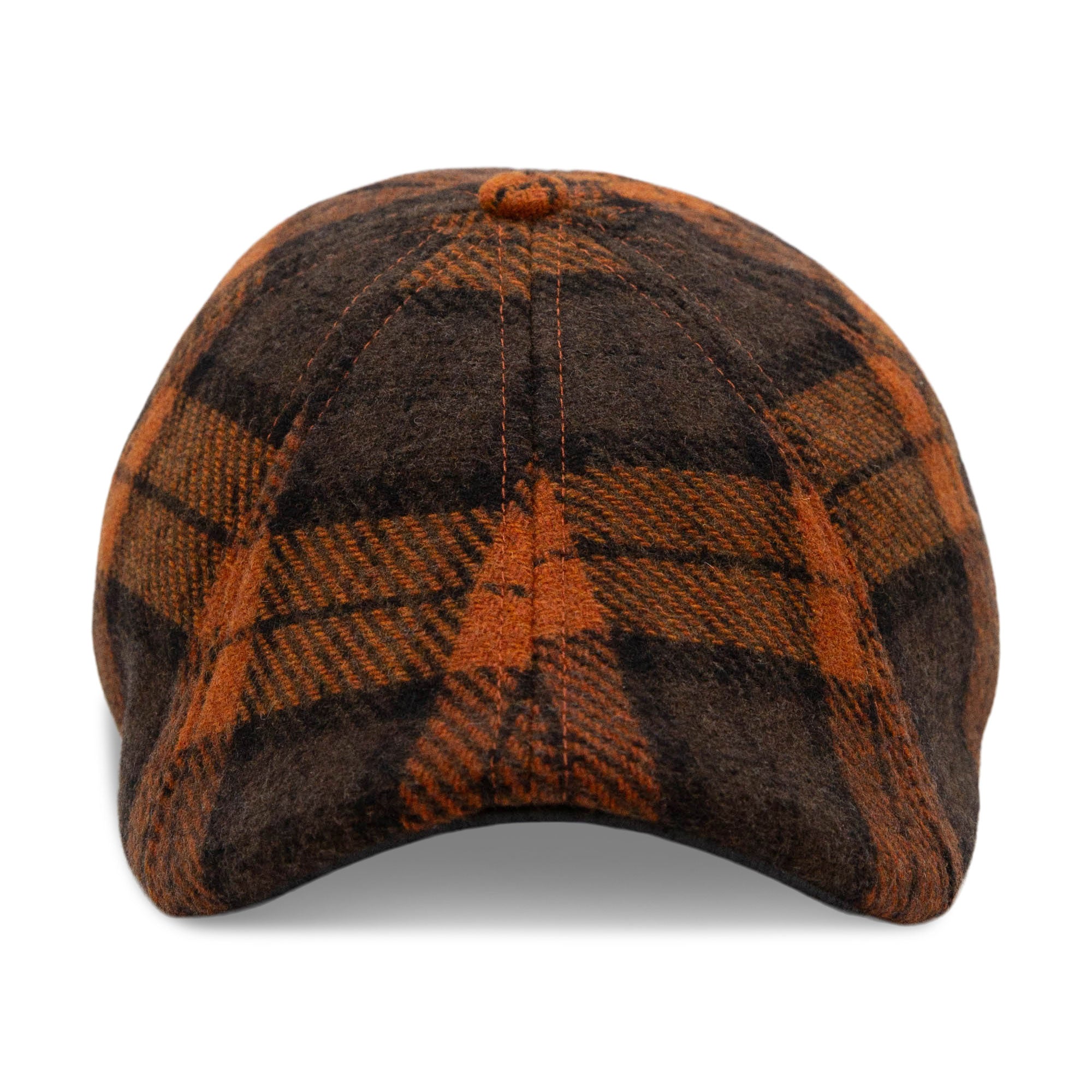 Hatsfashion-The Jack-O&rsquo;-Rose   Cap - Orange Plaid