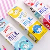 Creative Stationery Milk Box Shape Student Pens Storage Bag Back to School Gift